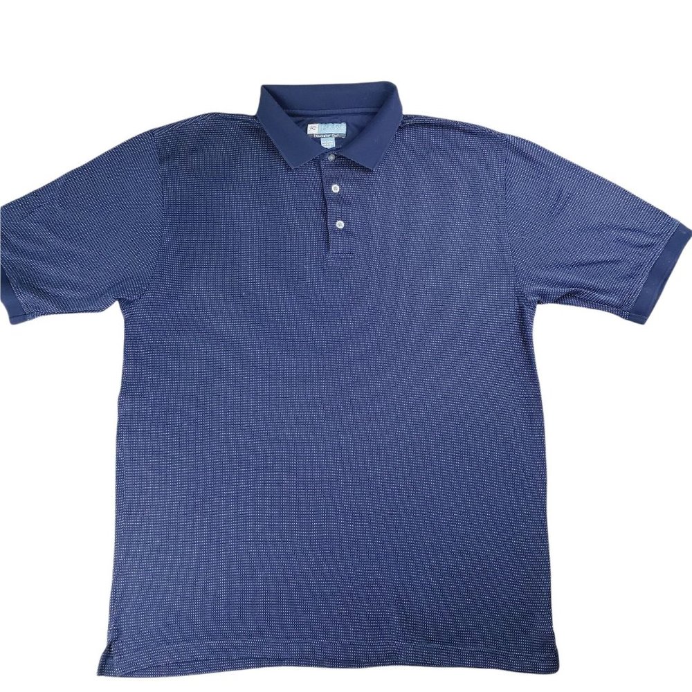 Jos A Bank Leadbetter Golf Mens Blue Dots Size L